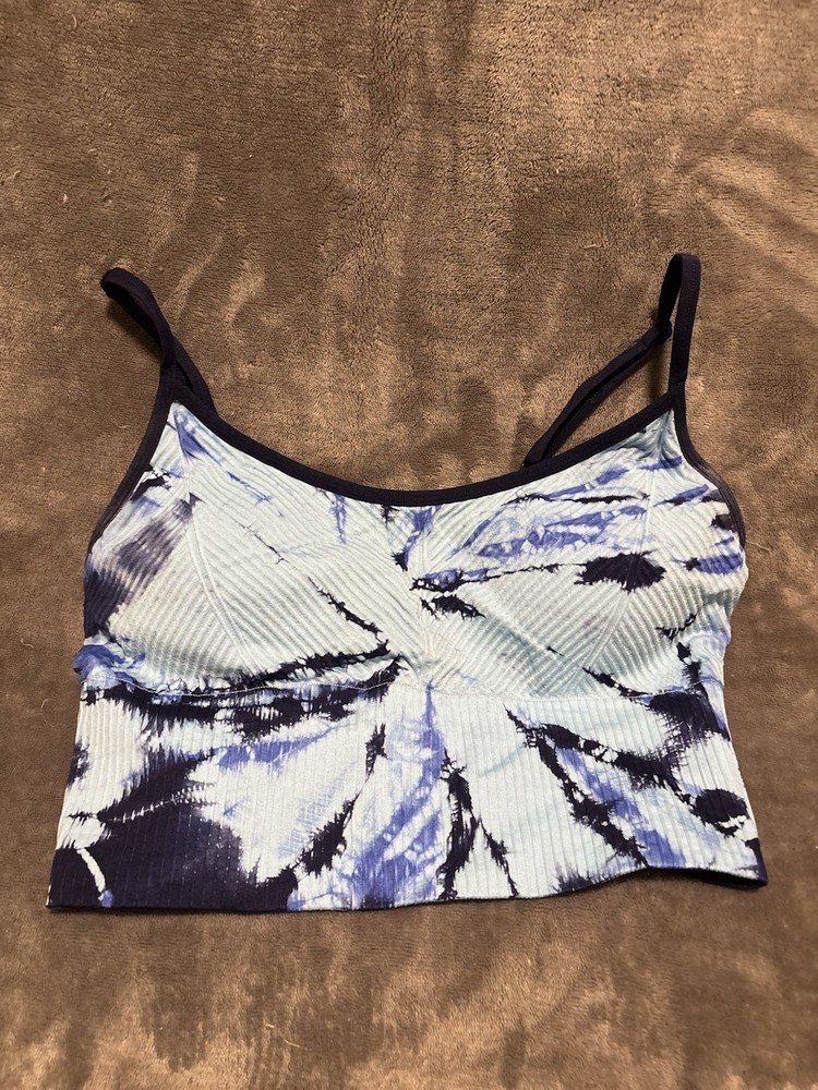 PINK Seamless Brassieres Lightly Lined Size M Blue