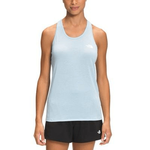 the North Face Womens Wander Razorback Training Tank Top Blue Size XS