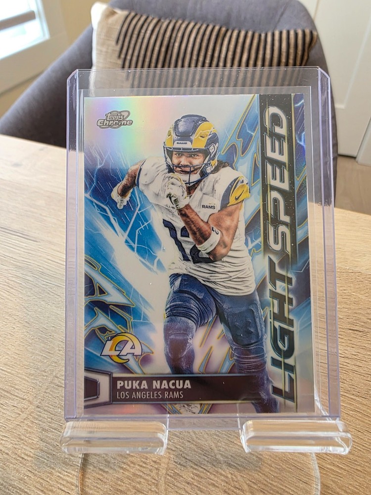 2025 Topps Cosmic Chrome Football Light Speed PUKA NACUA #LS-29