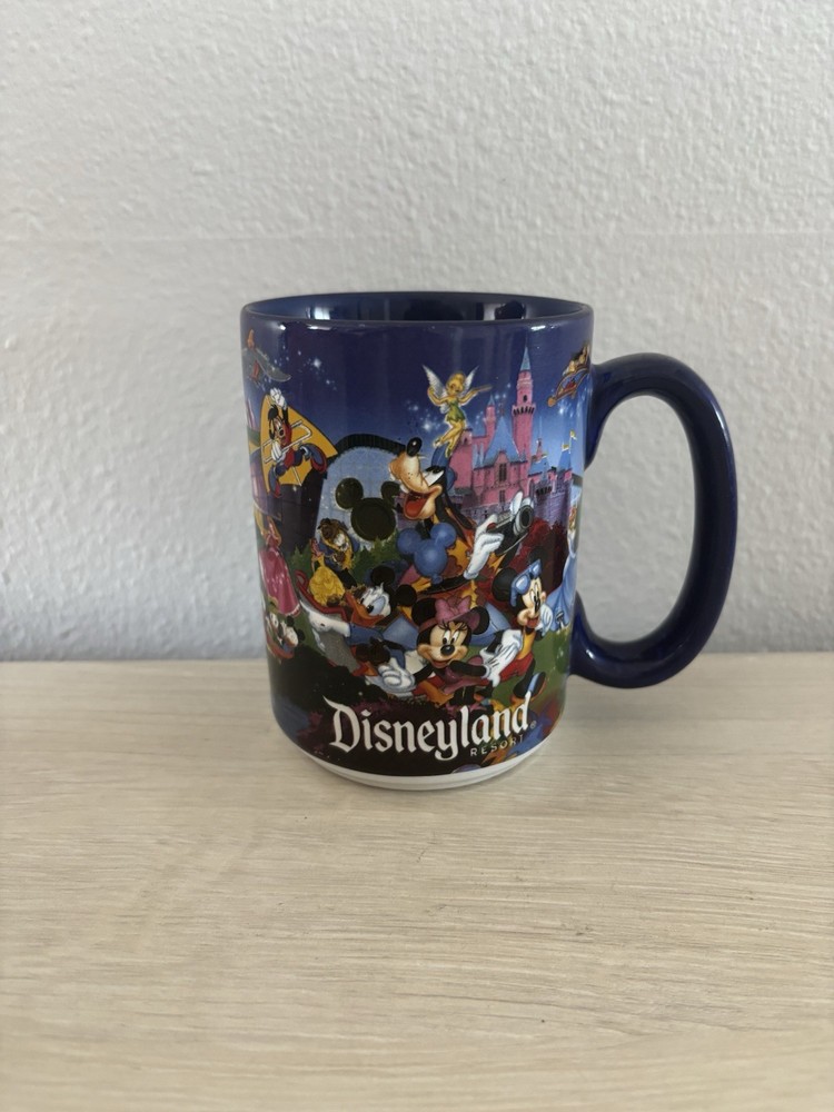 16 oz 3D Disney World Parks Resort Blue Storybook Coffee Mug