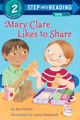 Mary Clare Shares A Math Reader Step into Reading Paperback GOOD