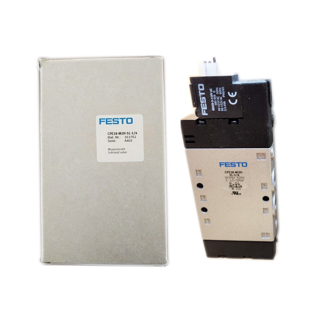 1PCS NEW FOR FESTO CPE18-M2H-5L-1/4 163762 solenoid valve