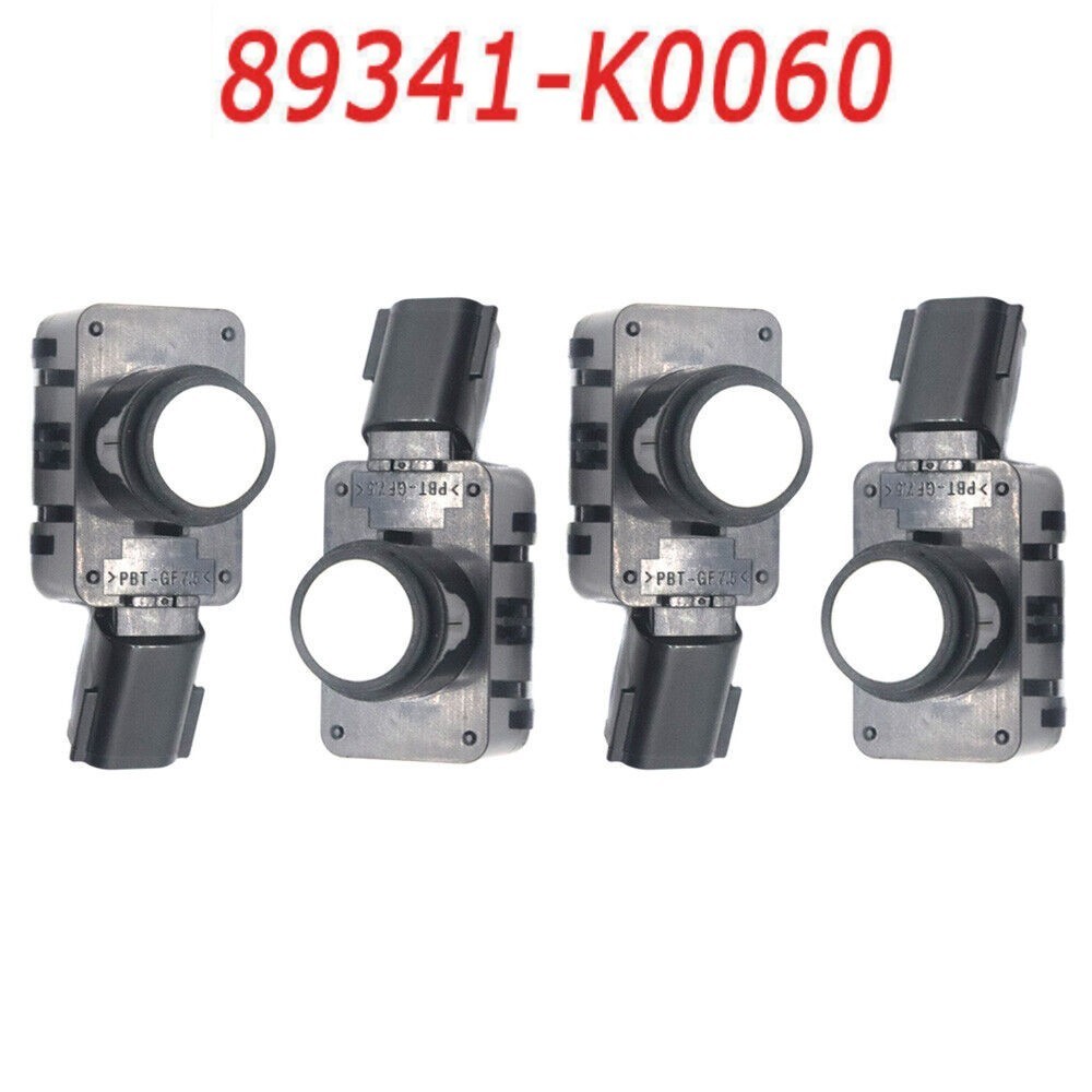 4Pcs White New PDC Parking Sensor 89341-K0060 For Toyota Camry Sienna Venza