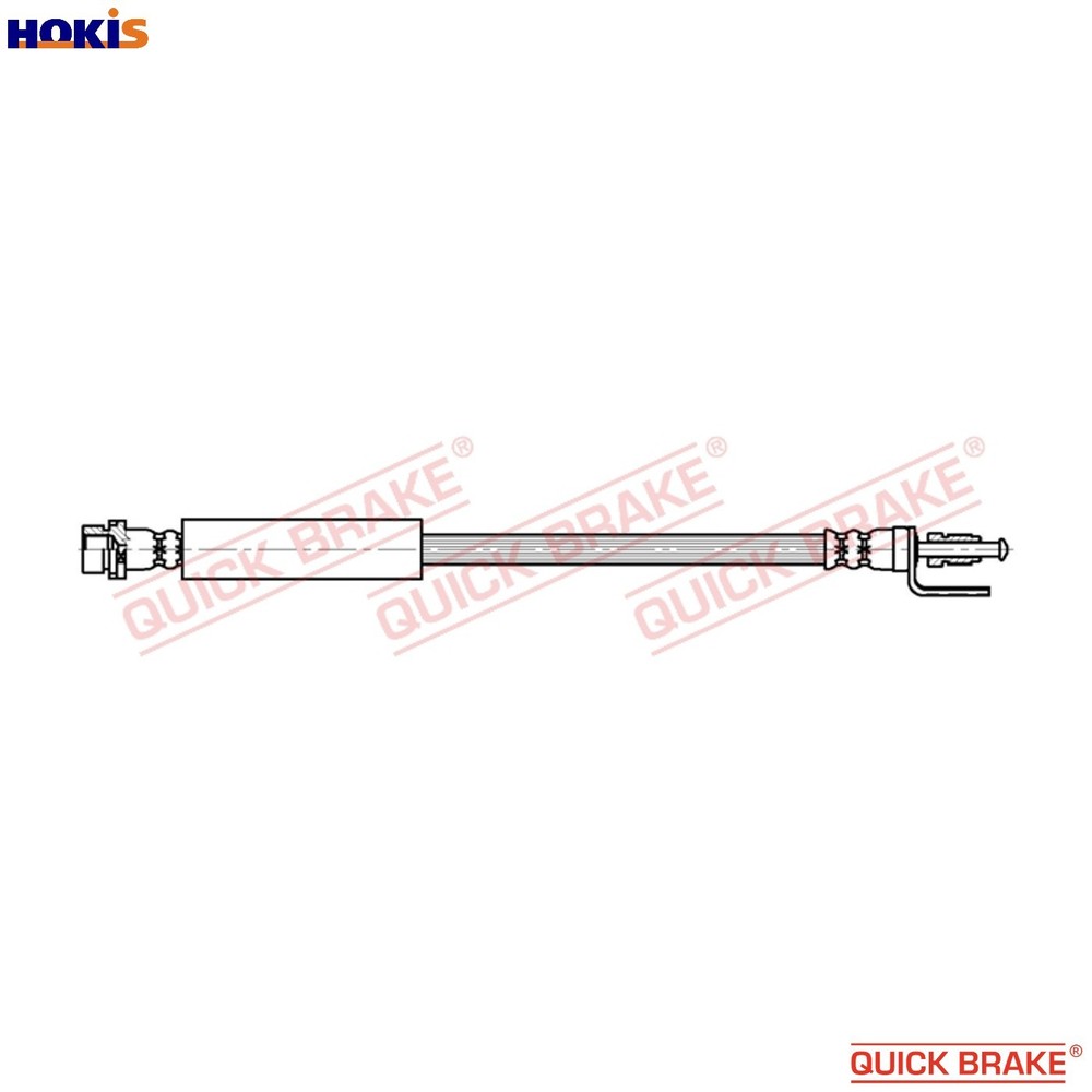 BRAKE HOSE 32.349 FOR FORD TRANSIT/V363/Bus/Platform/Chassis/Van/TOURNEO/V362