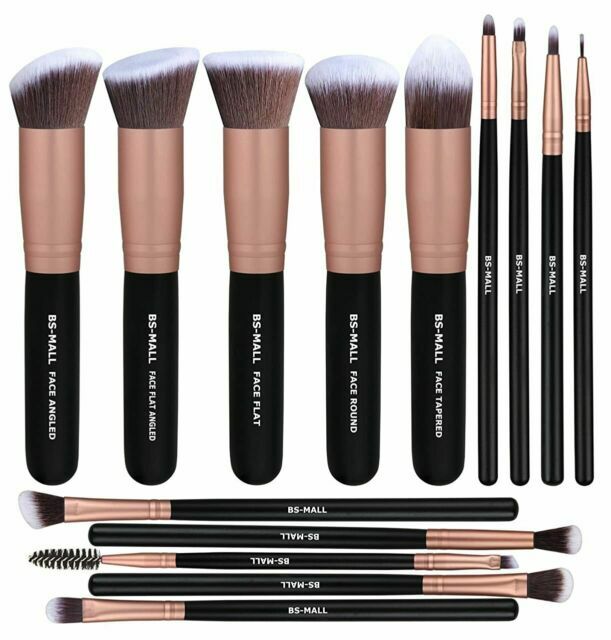 Makeup Brushes Premium Synthetic Foundation Powder Concealers 14 Pcs Brush Set