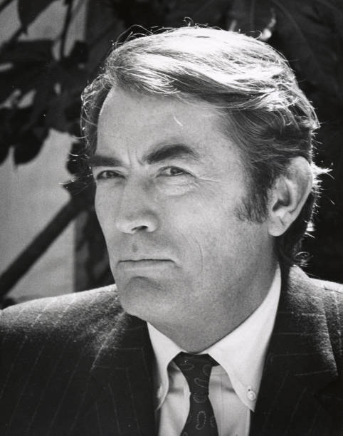 Gregory Peck at Press Conference for the Academy of Motion Pi- 1968 Old Photo-image