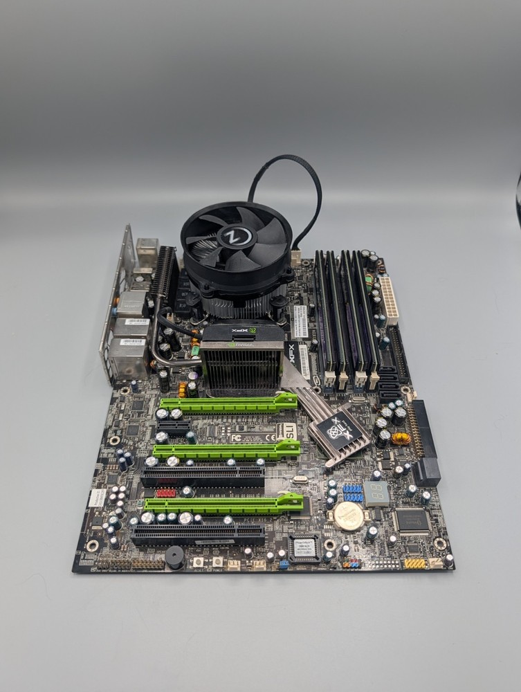 XFX Nvidia Motherboard+CPU+RAM+Cooler IO Shield Included READ Desc.