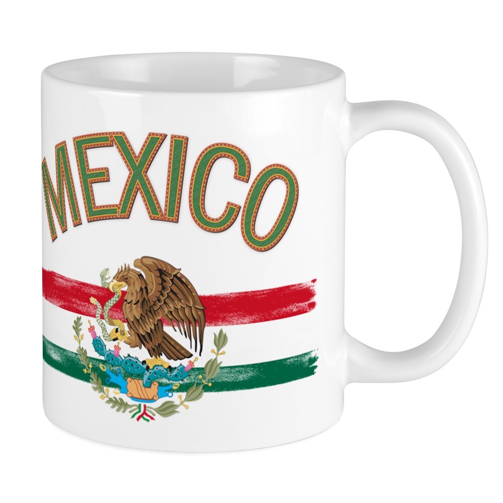 CafePress Mexican Mexico Flag Mug 11 oz Ceramic Mug (1735830720)