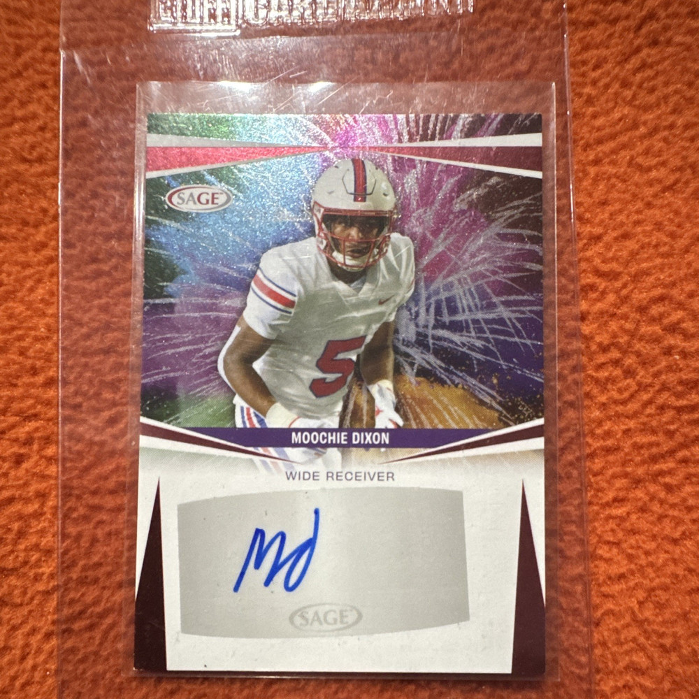 SAGE 2025 Sage Low Series Moochie Dixon SMU Mustangs NCAA Auto #A-MD