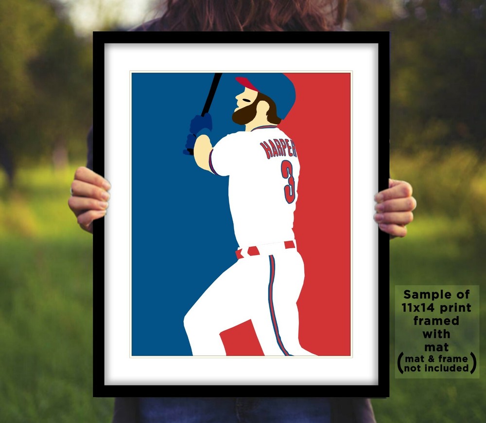 BRYCE HARPER Photo Poster PHILADELPHIA PHILLIES Baseball Picture Art 8x10 11x14