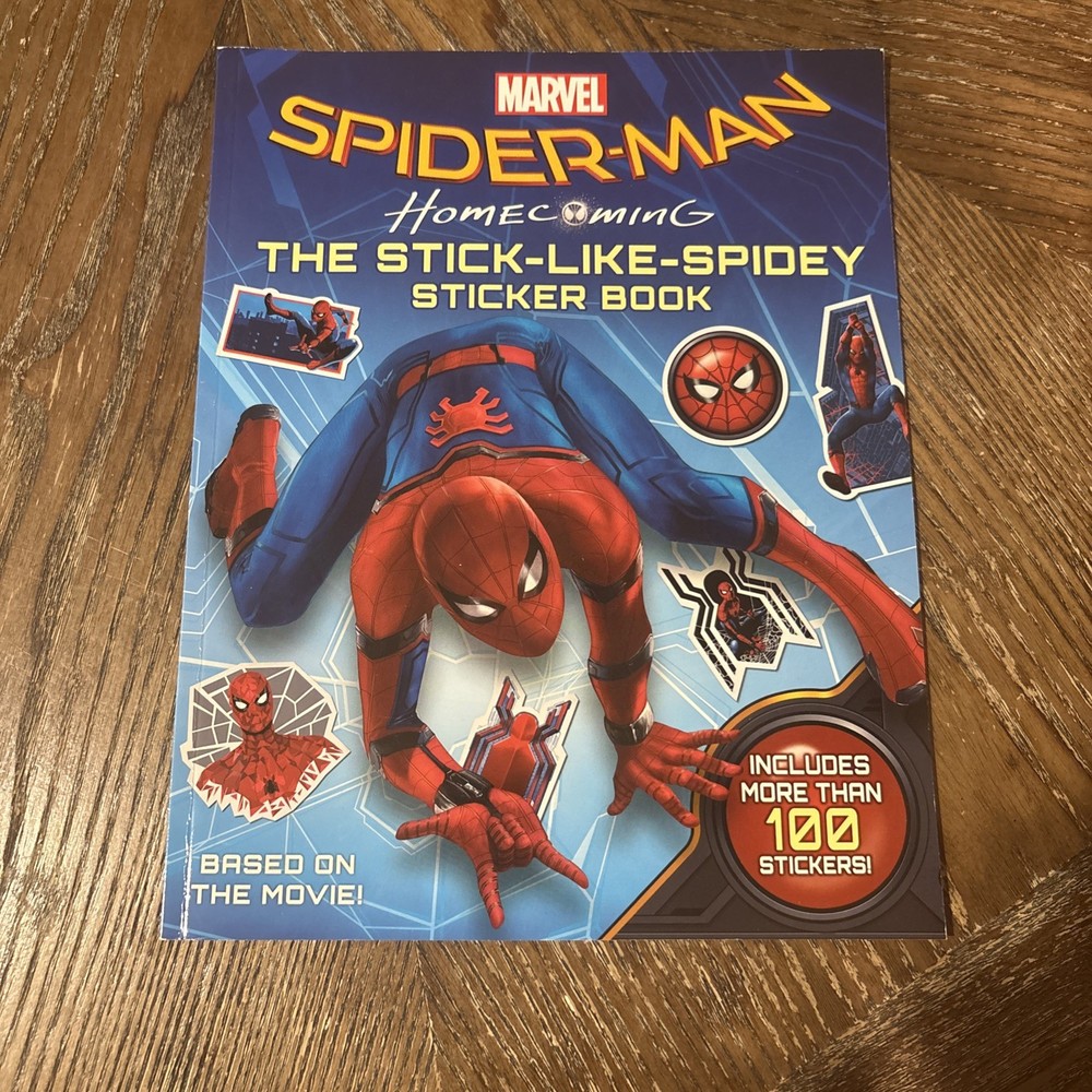 Spider-Man: Homecoming: The Stick-Like-Spidey Sticker Book by Marvel, Paperback