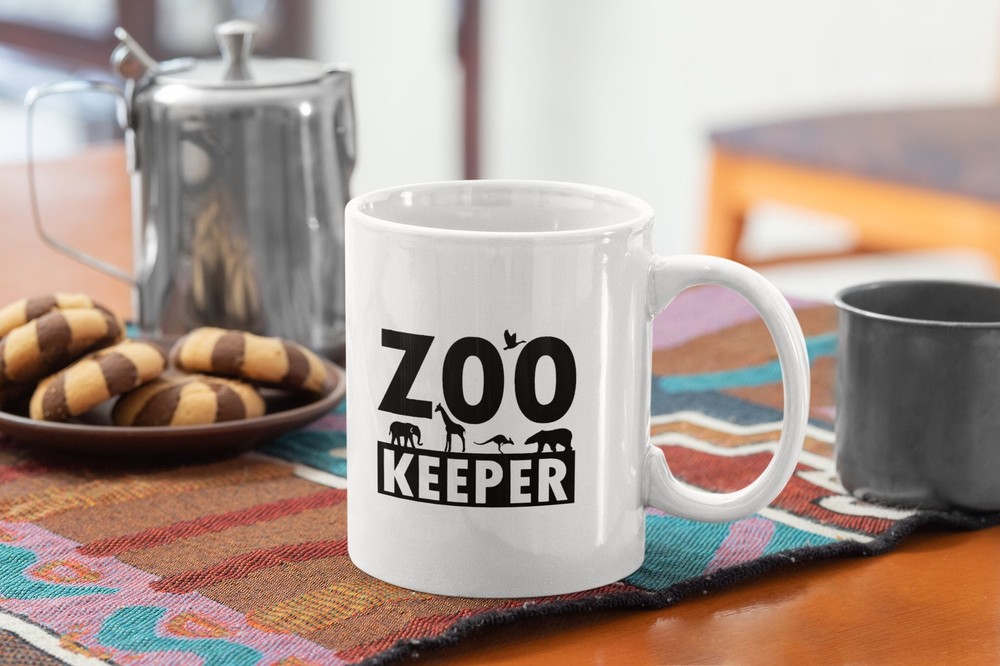 Zookeeper Funny Coffee Mug Zoo Keeper - White Coffee Mug