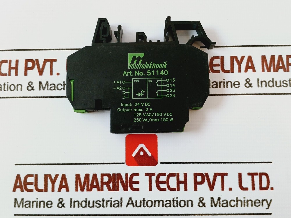 Murrelektronik 51140 Relay 24V DC Input Max. 2A Output 125V AC/150V DC, 61210
