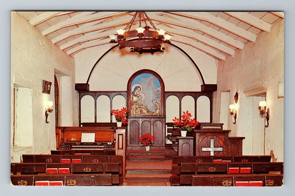 San Diego CA-California, Machado Chapel, Old Community Church, Vintage Postcard