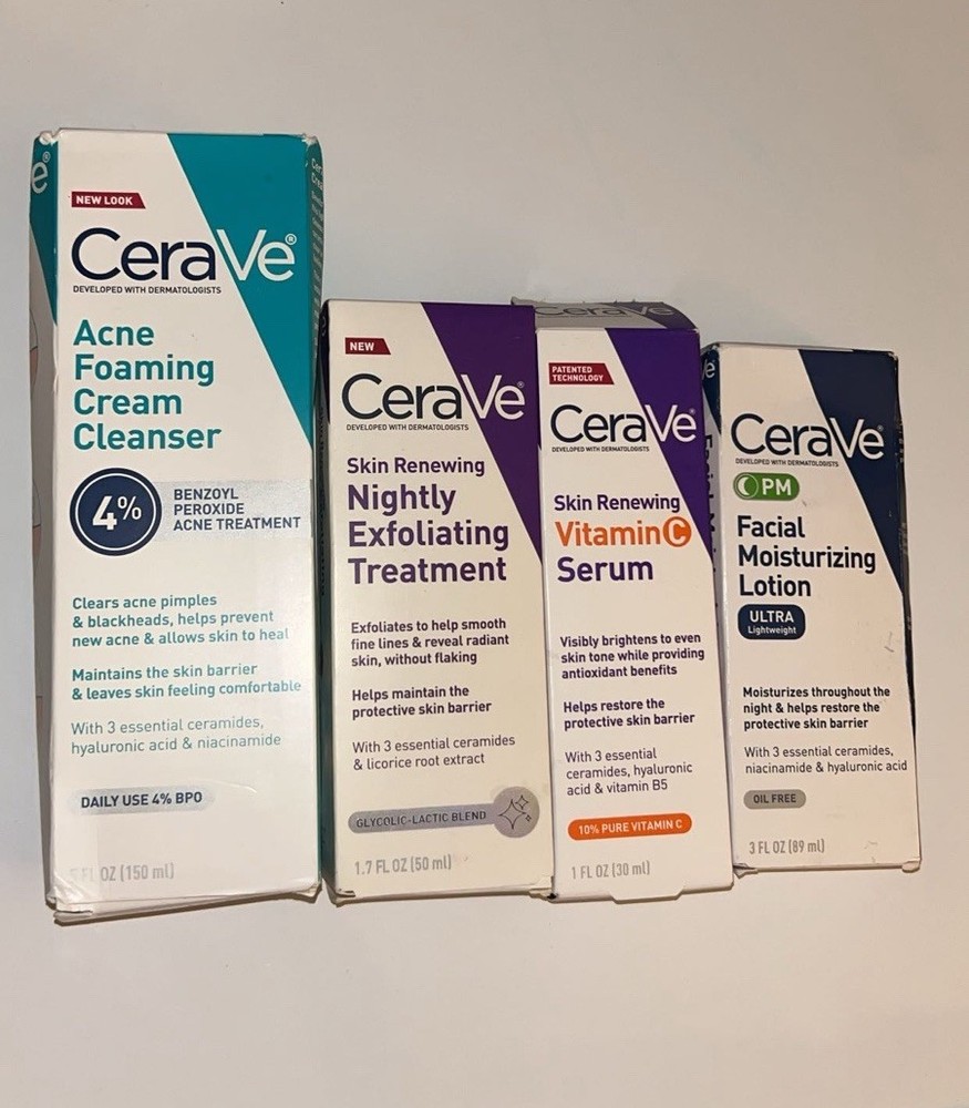 CeraVe Facial Moisturizing Lotion 4-Pack for Hydrated Skin