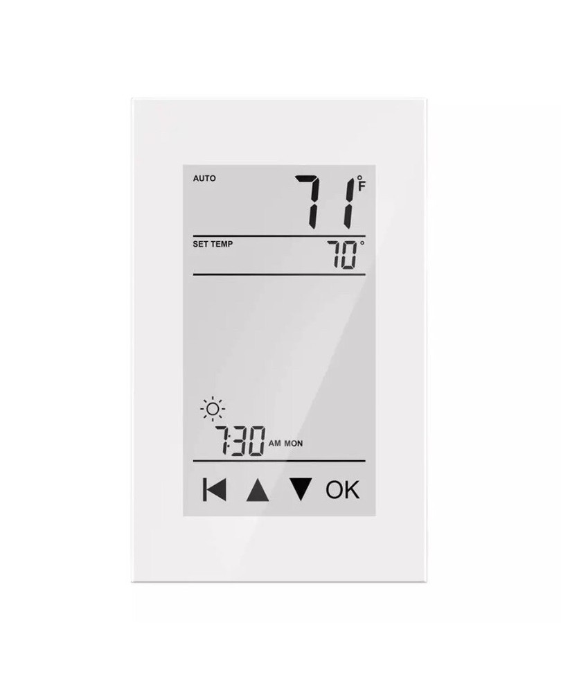 ET-72 Digital Programmable Thermostat with Large LCD Display for Floor Heatin...