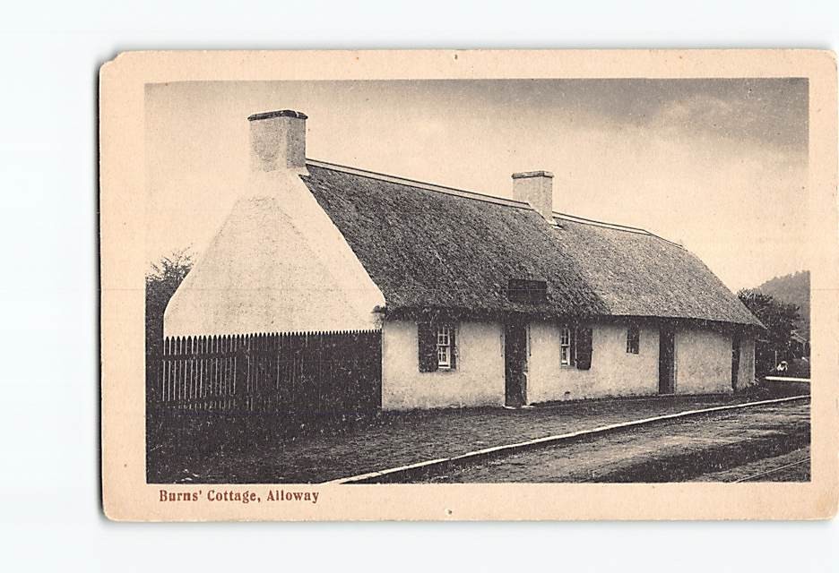 Postcard Burns' Cottage Alloway Ayr Scotland