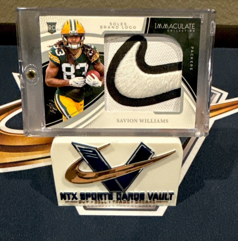 2025 Panini Immaculate Savion Williams NFL SOLES NIKE SWOOSH LOGO RC 1/1