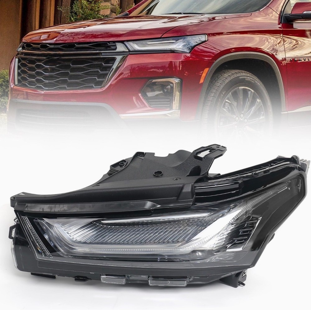 Left LED Daytime Running Light for Chevy Traverse 2022-2023 DRL w/Bulbs LH Upper