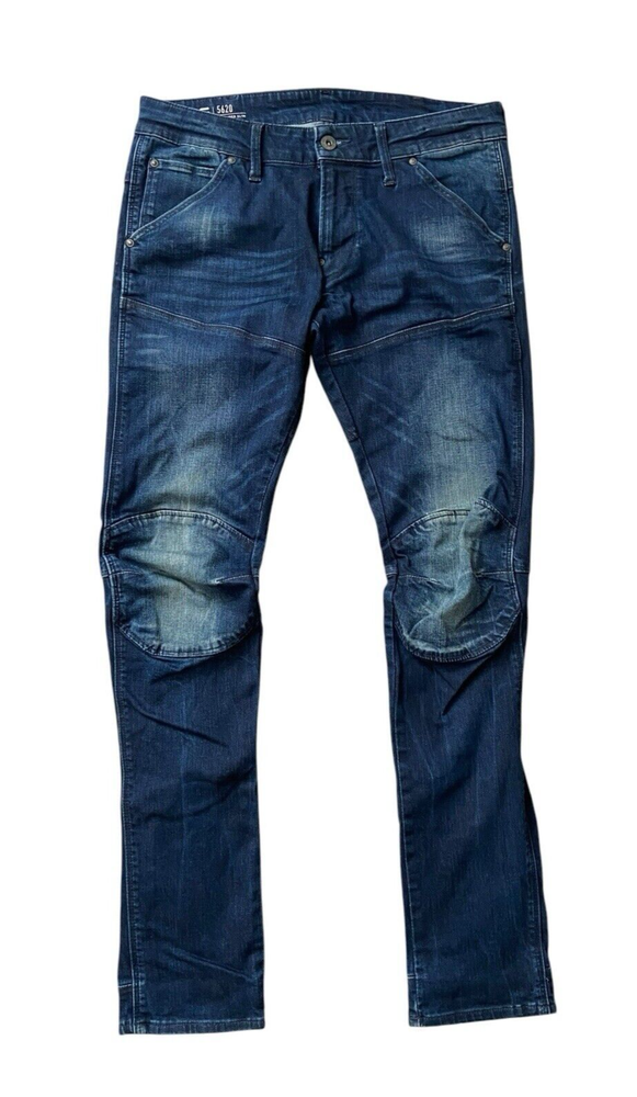 G-Star Raw 5620 3D Super Slim Men’s Low Rise Blue Jean 31x31 ARC Knees