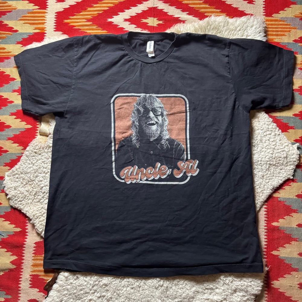 Jerry Garcia Men's Black T-Shirt Size XL Grateful Dead At The Greek Concert Tee