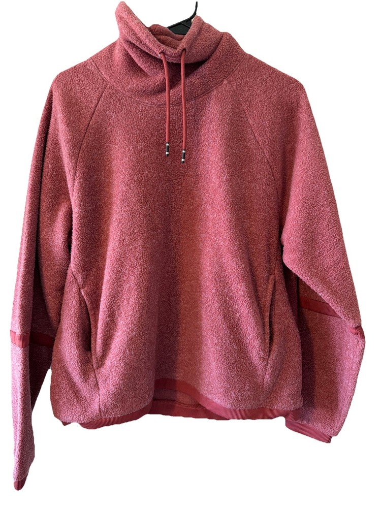 Nike Therma Fit Funnel Cowl Neck Fleece Women’s Size Medium Exercise Workout Gym