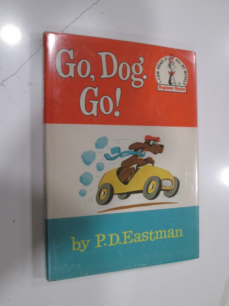 P D Eastman Go, Dog. Go! Vintage Copy in jacket BEGINNER BOOKS 1961