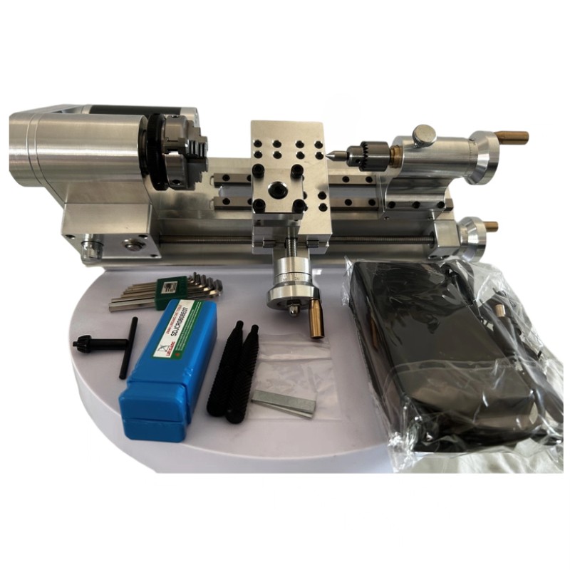 DIY Mini Small Lathe Desktop Machinery Small Lathe Exquisite Small Lathe Homemad