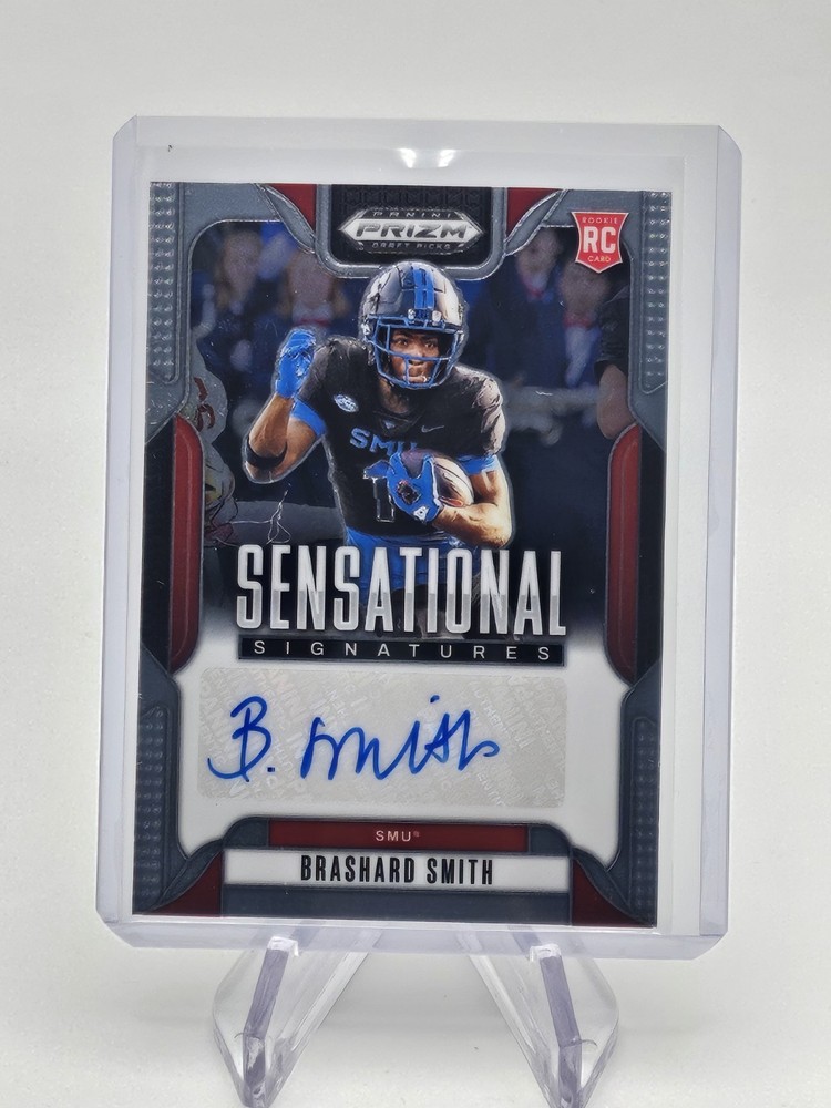 2025 Prizm Draft Picks Brashard Smith Sensational Signatures RC Auto #47