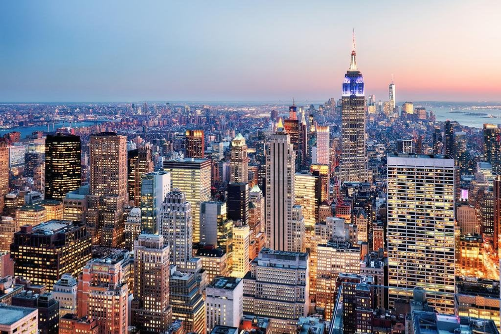 Empire State Building NYC Skyline Photo Wall Art for Cool Modern Decoration