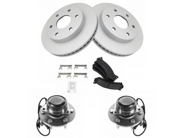 Front Brake Pad and Rotor and Wheel Hub Kit fits Suburban 1500 2000-2006 91QYSK