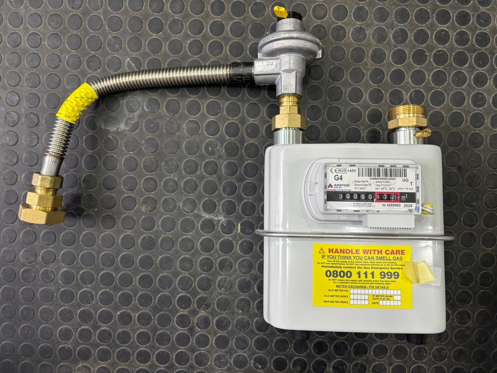 Gas Meter G4 to U16/G10 Full conversion kit (G10 cheap alternative) 1” to 1/4”