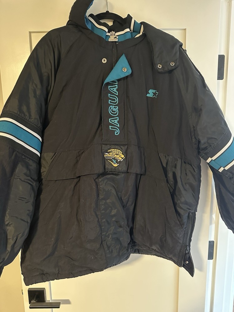 Vintage 90's Starter Pro Line NFL Jacksonville Jaguars Jacket Puffer Sz XL