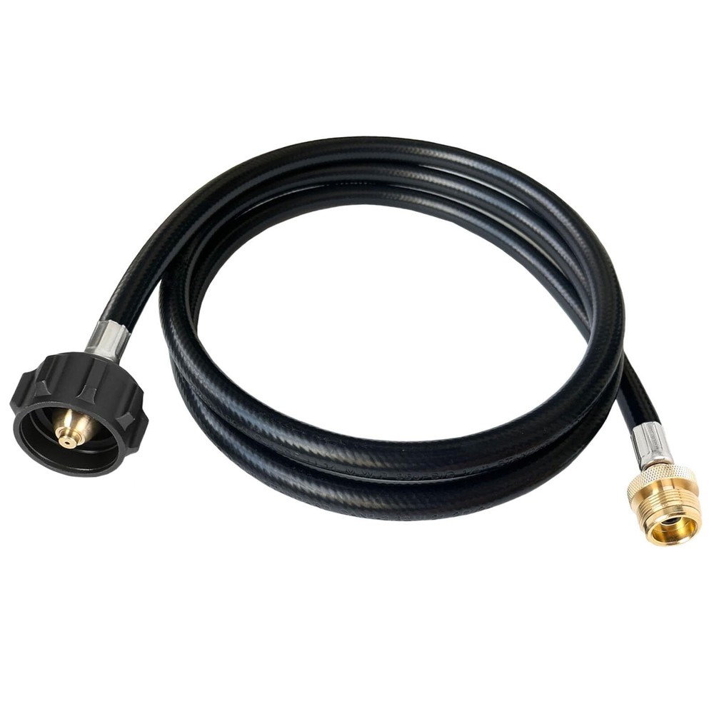 6 Feet Propane Adapter Hose, 1 lb to 20 lb Universal Tank Adapter Hose for We...