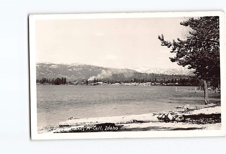 Postcard Payette Lake McCall Idaho USA