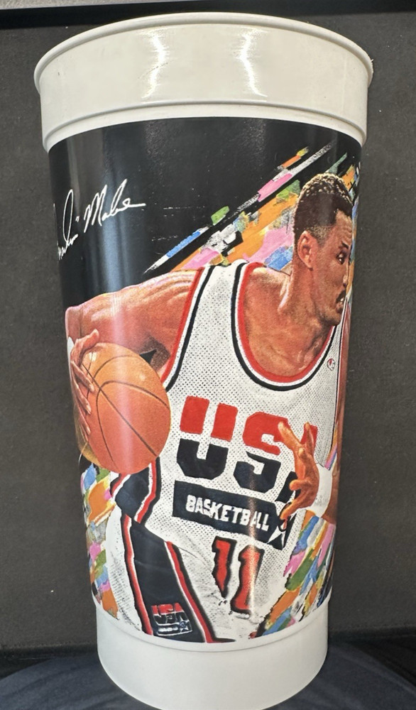 1992 USA Olympic Dream Team Karl Malone McDonald's Collectible Cup #6