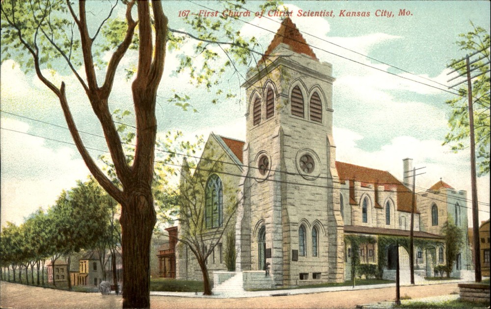 First Church of Christ Scientist Kansas City Missouri MO ~ c1910