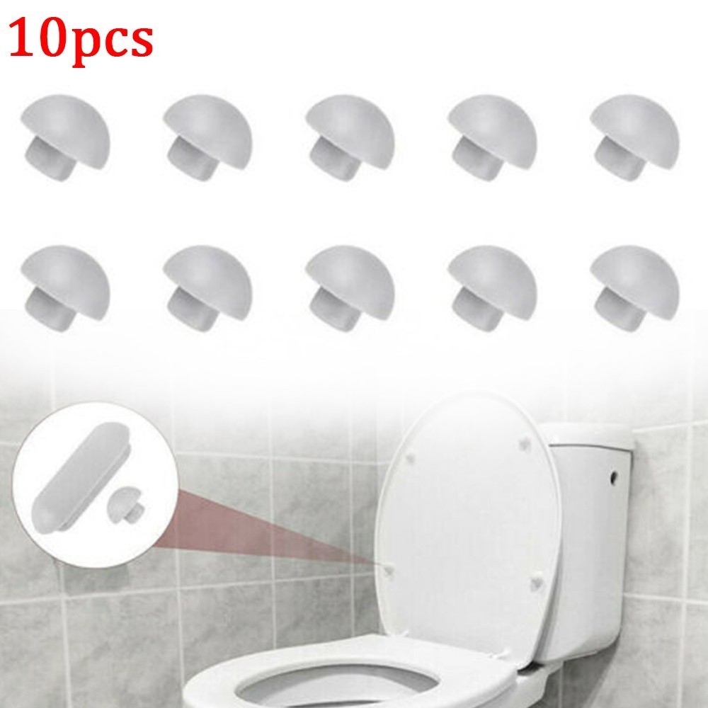 Toilet lid Accessories Brand New Toilet Seat Buffers Pack-white Stop Bumper