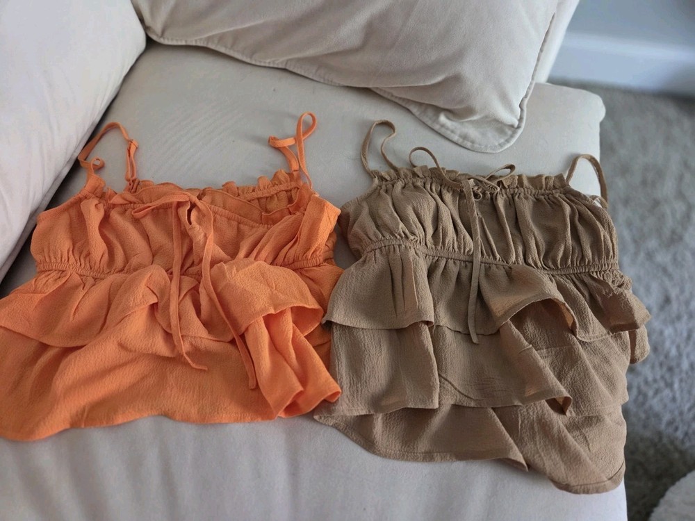 Set Of Two Women's Dressy tank Tops- Size Xs