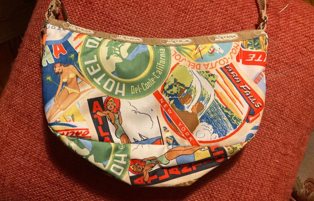 LeSportsac Shoulder Bag Mini Pouch. Rare retro design