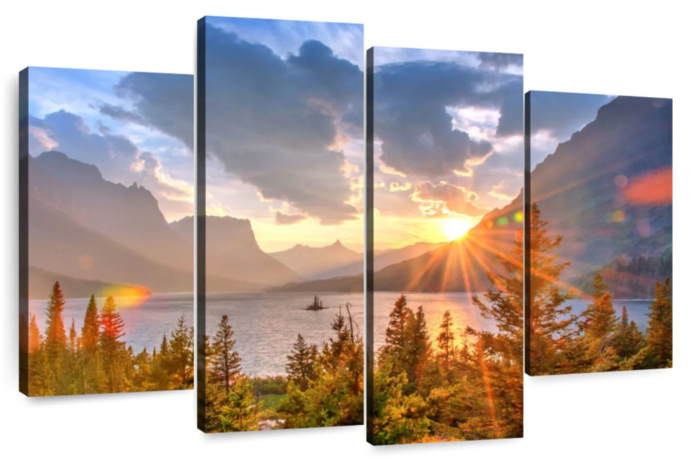 Montana Saint Mary Lake Wall Art