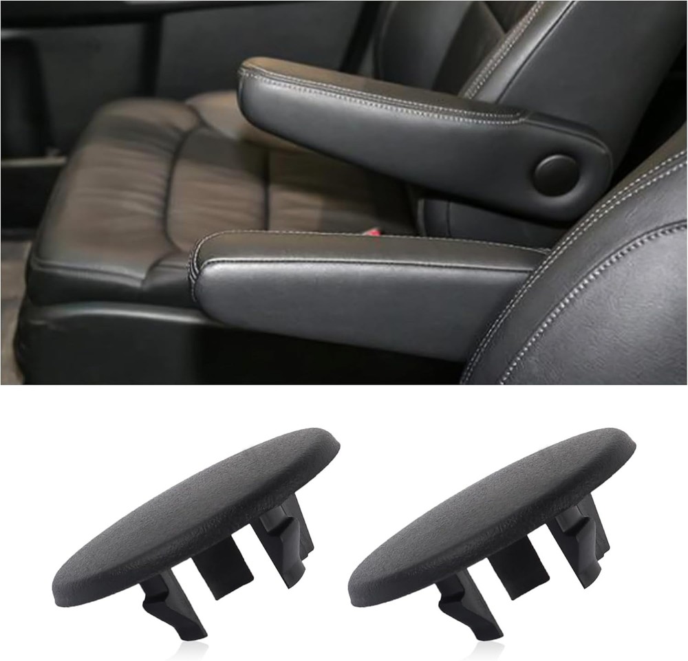 Armrest Cover Caps Compatible with 2007-2014 Yukon & Escalade, Replaces OEM 1527