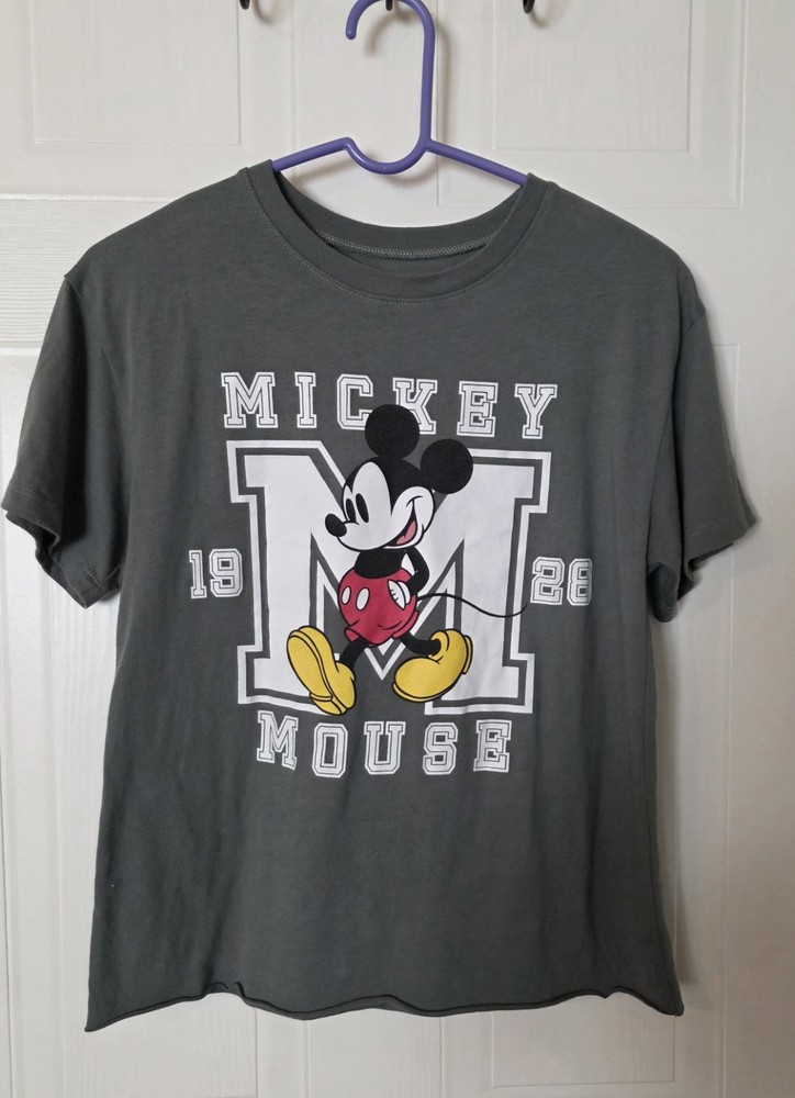 Disney Mickey Mouse Adult Gray Graphic T-Shirt 