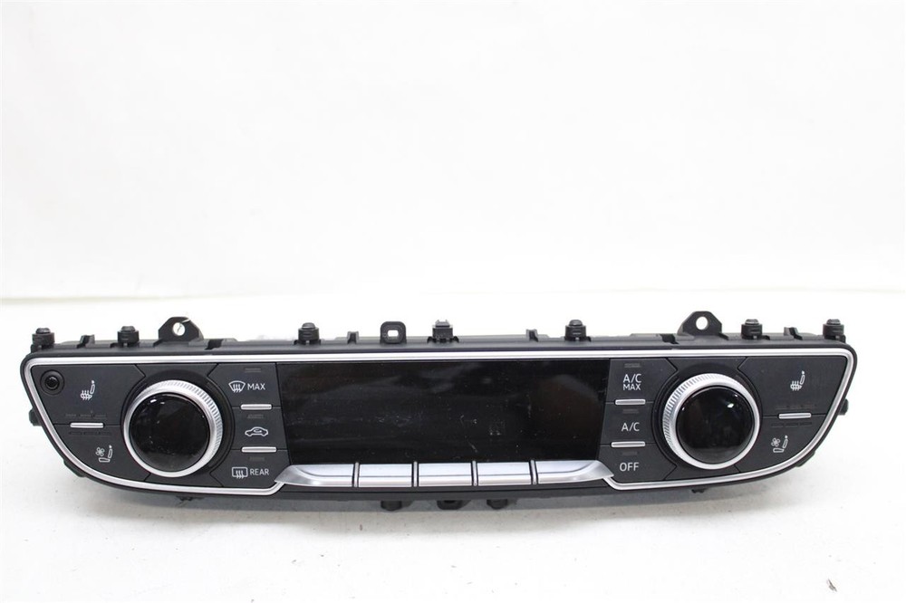Used A/C Selector Switch fits: 2017 Audi Q7 front 2 knobs display screen w/venti