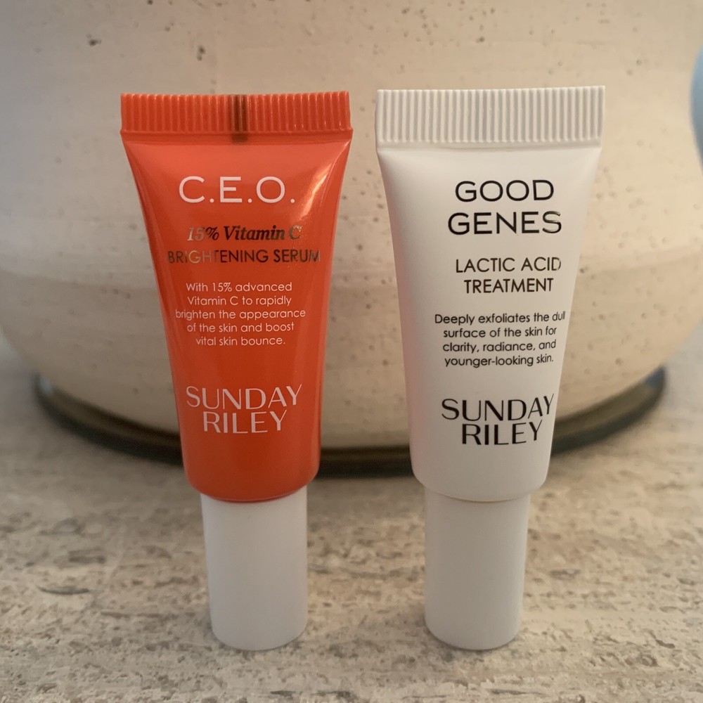 Sunday Riley Good Genes & CEO Serum Mini Lot 5mL Each