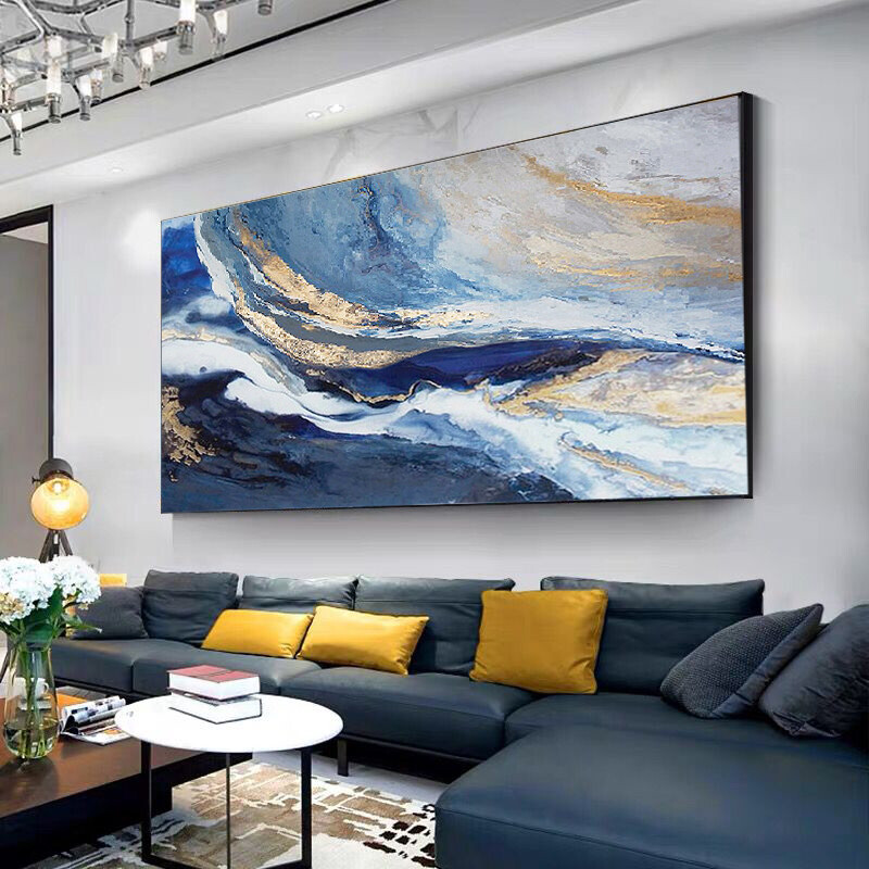 Simple Texture Painting Art Hand painted Oil Painting Modern Wall Decor Design