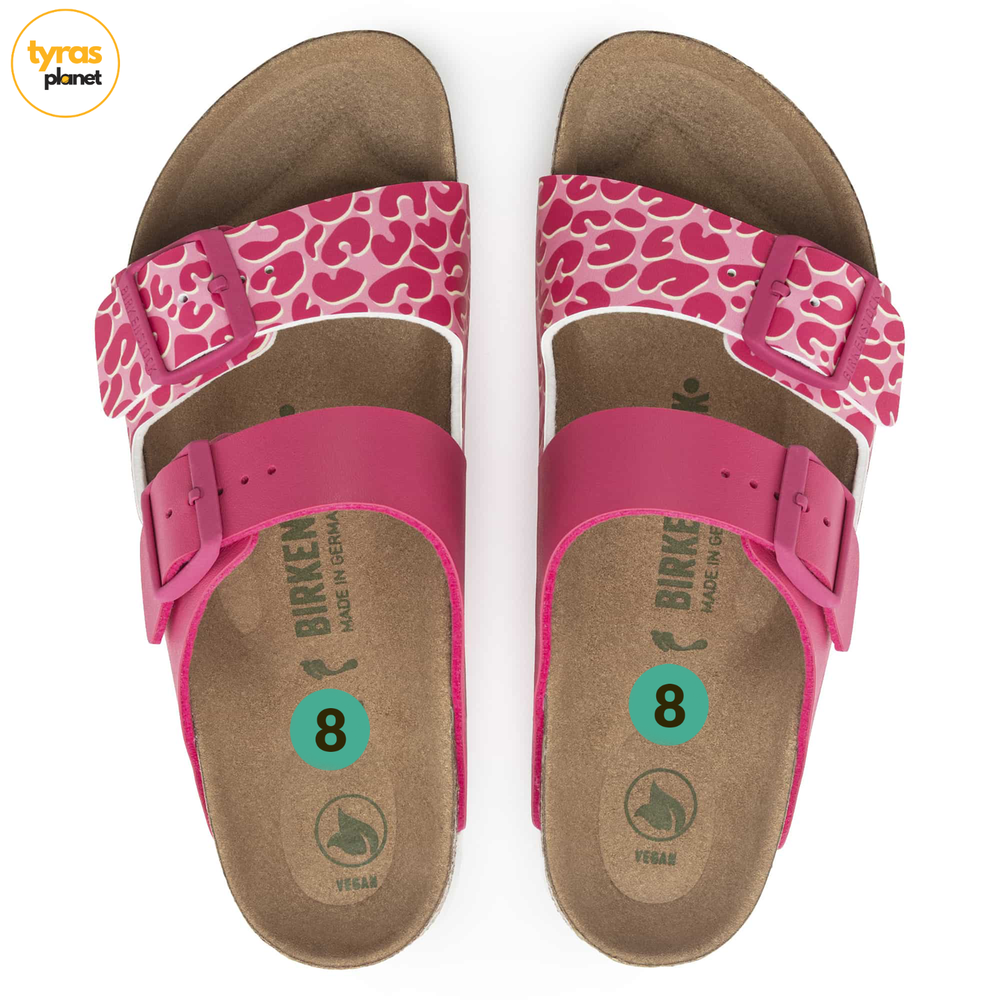 New Birkenstock Arizona Women Size 8 US Two-Tone Fuchsia Sandals - NWT