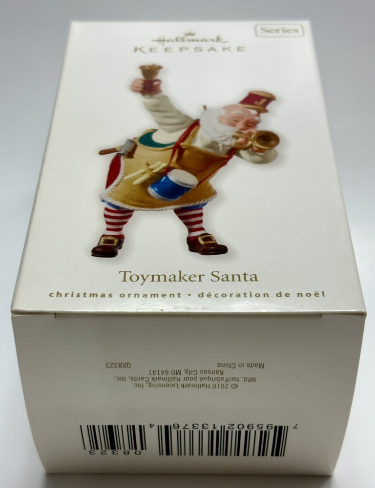 *NEVER OPENED* - 2010 Hallmark Ornament - TOYMAKER SANTA - 11th In Series