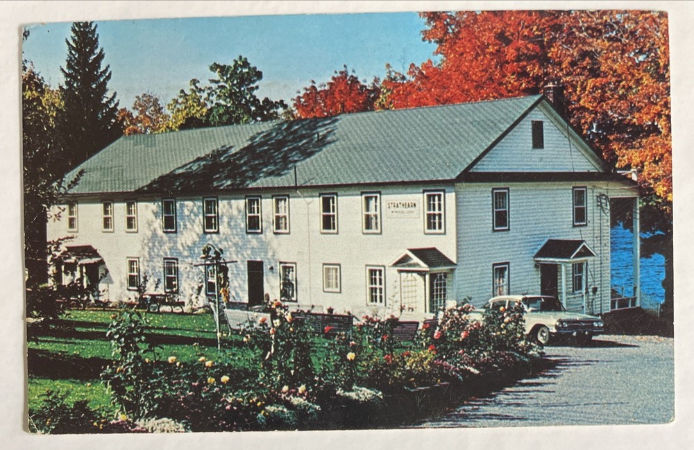 1960c Canadaigua New York LaTourneau Christian Camp Lake Road Vintage Postcard