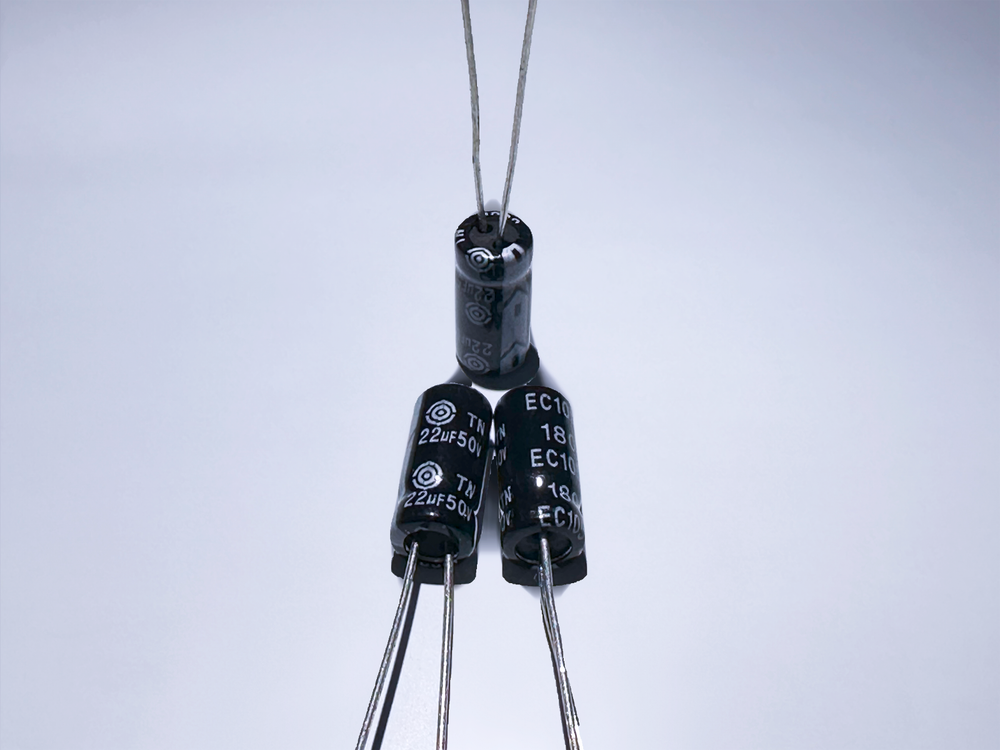 50Pcs TN Fuhjyyu 22uF 50V 6.3x11 Aluminum Electrolytic Radial Capacitor